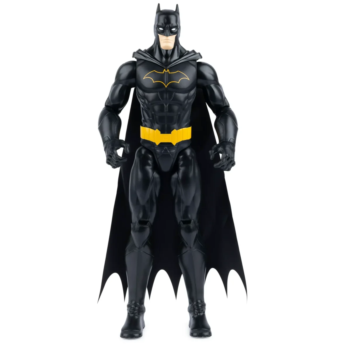 DC Comics Batman – All Black 12-inch Rebirth Action Figure, Kids Toys for Boys Aged 3 and up