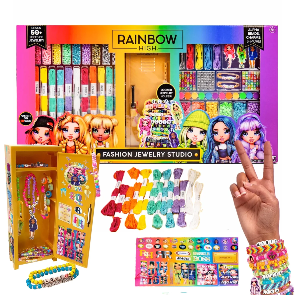 Rainbow High Fashion Jewelry Studio, Create Over 50 Pieces of Jewelry