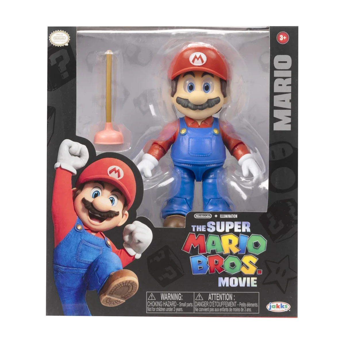 The Super Mario Bros. Movie 5 inch Mario Figure with Plunger Accessory (Copy)