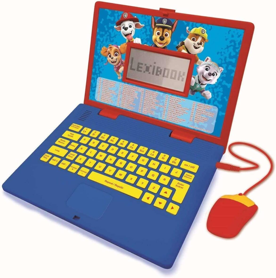 Lexibook Paw Patrol – Educational and Bilingual Laptop Spanish/English –  124 Activities