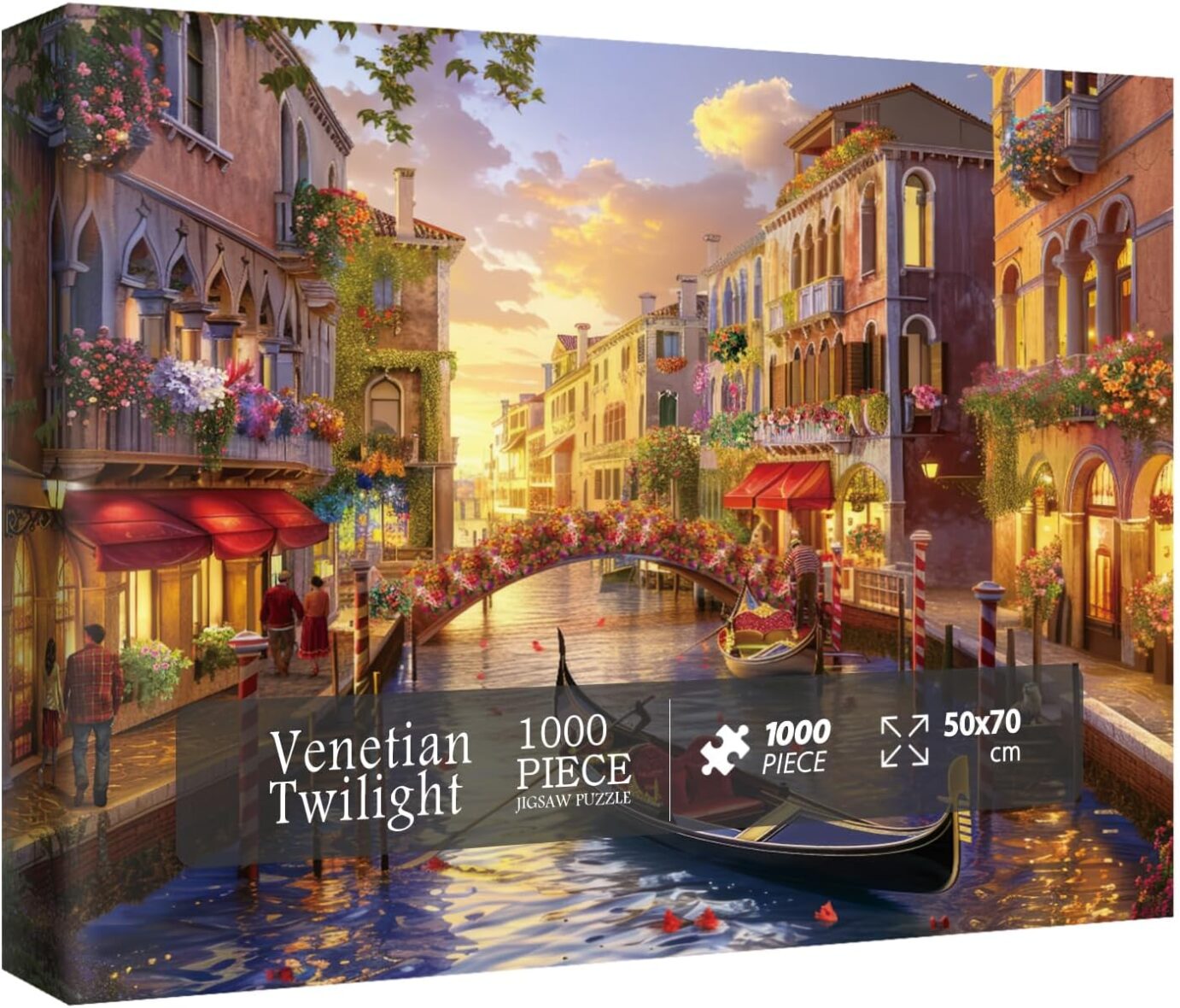 Italy Venice Landscape Puzzles for Adults 1000 Pieces,