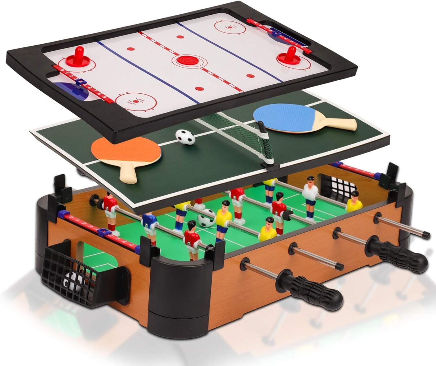 Point Games Hockey Table, Mini Table Games for Kids, Arcade Game for Boys & Girls