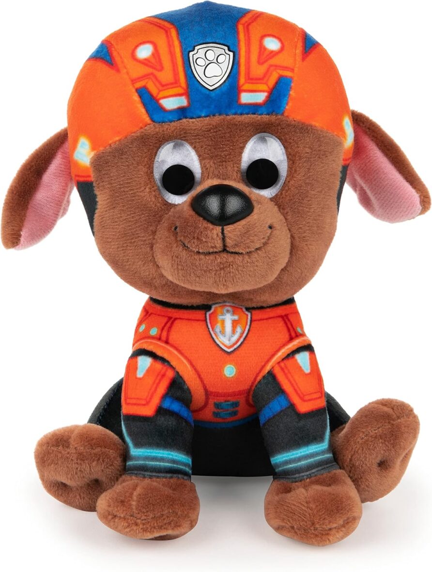 GUND Official PAW Patrol The Movie Zuma Plush Toy, Premium Stuffed Animal for Ages 1 and Up, 6”