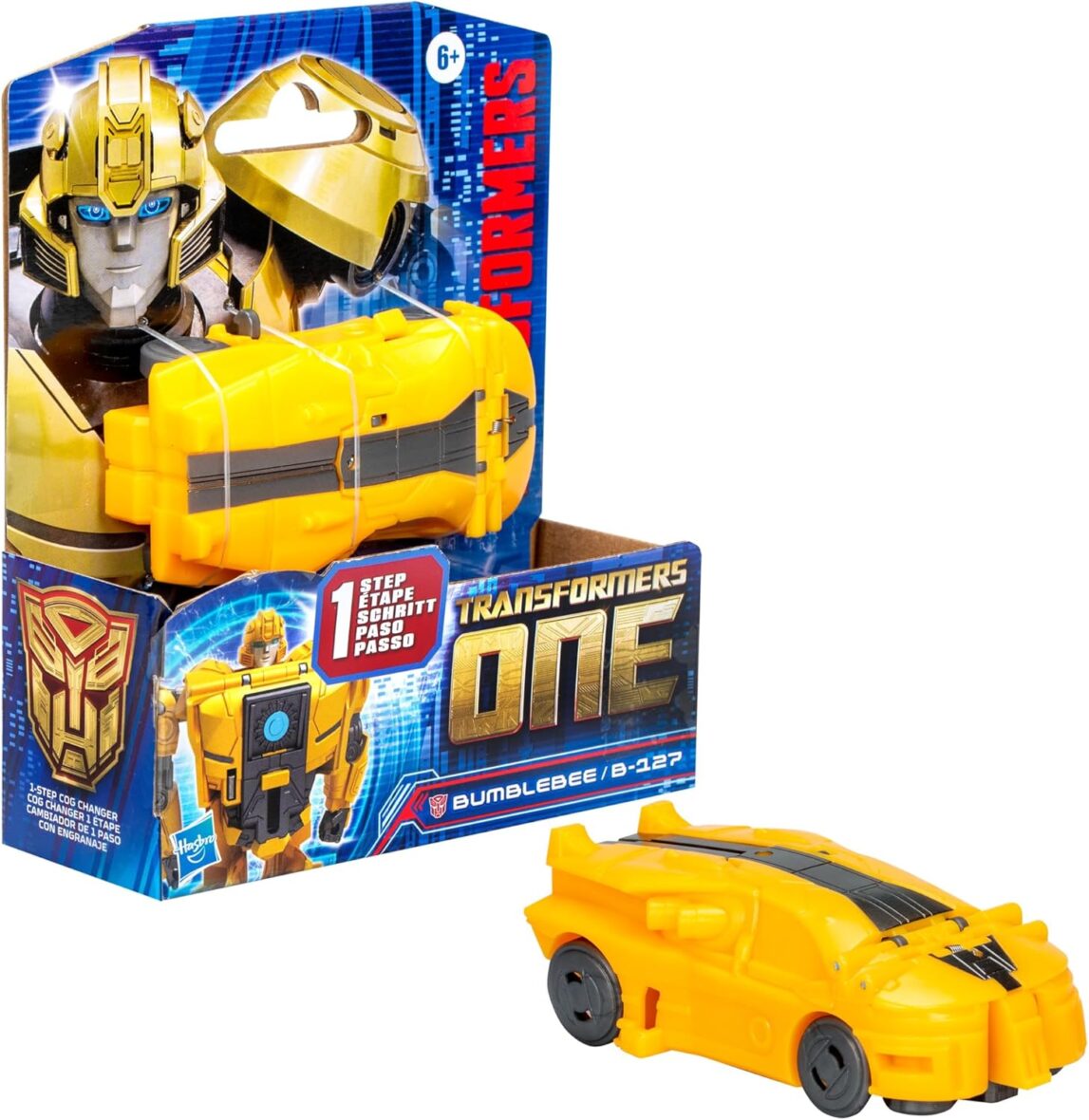 Transformers One Cog Changer Bumblebee (B-127) 4-Inch Robot Action Figure