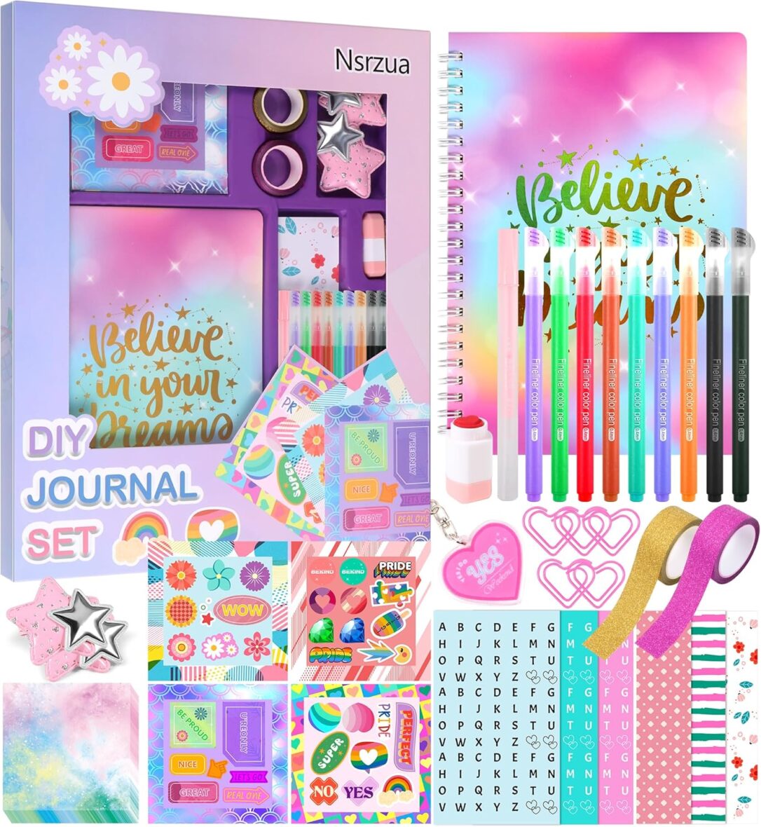 DIY Journal Kit for Girls,Toys for Ages 8-14 Girls