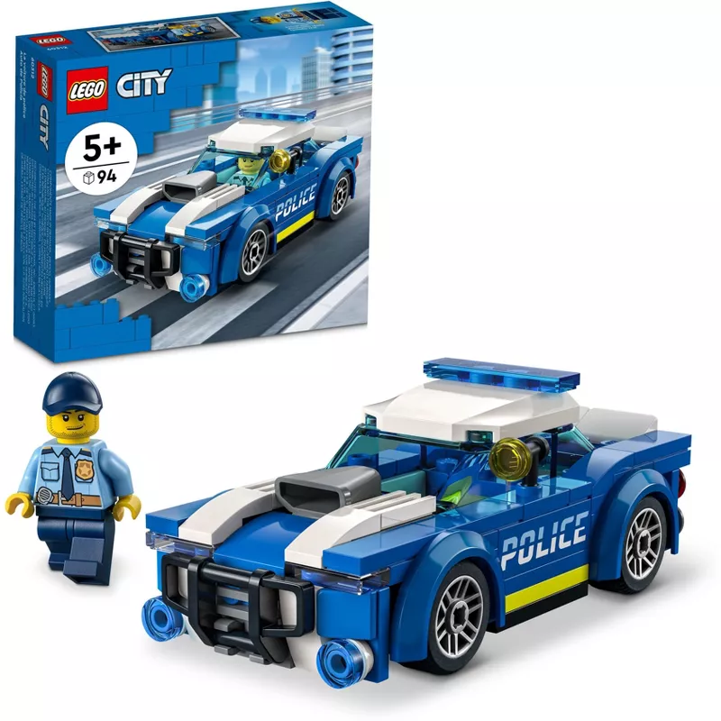 LEGO City Police Car Building Toy, Christmas Gift for Kids’ – 60312