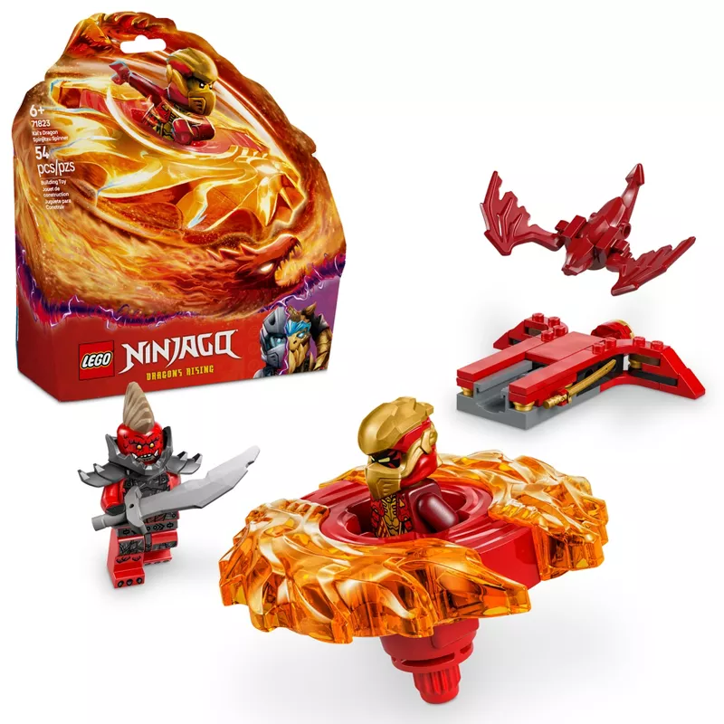 LEGO NINJAGO Kai’s Dragon Spinjitzu Spinner Building Toy 71823